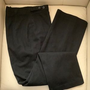 Banana Republic Lindsey fully lined stretch pants in black wool velvet
